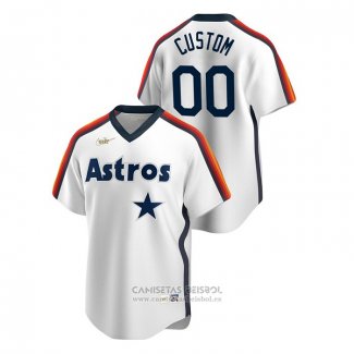 Camiseta Beisbol Hombre Houston Astros Personalizada Cooperstown Collection Primera Blanco