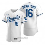 Camiseta Beisbol Hombre Kansas City Royals Andrew Benintendi 2022 Autentico Blanco