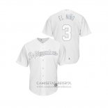 Camiseta Beisbol Hombre Milwaukee Brewers Orlando Arcia 2019 Players Weekend Replica Blanco