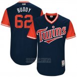 Camiseta Beisbol Hombre Minnesota Twins 2017 Little League World Series Buddy Boshers Azul