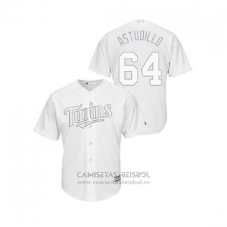 Camiseta Beisbol Hombre Minnesota Twins Willians Astudillo 2019 Players Weekend Replica Blanco