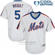 Camiseta Beisbol Hombre New York Mets David Wright Cool Base Blanco