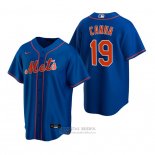 Camiseta Beisbol Hombre New York Mets Mark Canha Replica Azul