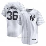Camiseta Beisbol Hombre New York Yankees Clarke Schmidt Primera Limited Blanco