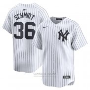 Camiseta Beisbol Hombre New York Yankees Clarke Schmidt Primera Limited Blanco