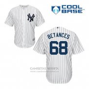 Camiseta Beisbol Hombre New York Yankees Dellin Betances 68 Blanco Primera Cool Base