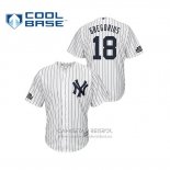 Camiseta Beisbol Hombre New York Yankees Didi Gregorius Cool Base 2019 London Series Blanco