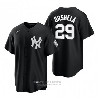Camiseta Beisbol Hombre New York Yankees Gio Urshela Replica 2021 Negro