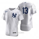 Camiseta Beisbol Hombre New York Yankees Joey Gallo Autentico Primera Blanco