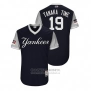 Camiseta Beisbol Hombre New York Yankees Masahiro Tanaka 2018 LLWS Players Weekend Tanaka Time Azul