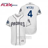 Camiseta Beisbol Hombre Padres Wil Myers 50th Aniversario Primera Flex Base Blanco