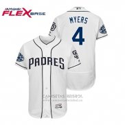 Camiseta Beisbol Hombre Padres Wil Myers 50th Aniversario Primera Flex Base Blanco