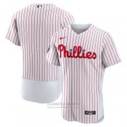 Camiseta Beisbol Hombre Philadelphia Phillies 2022 World Series Primera Autentico Blank Blanco