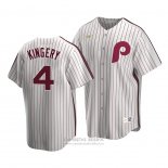 Camiseta Beisbol Hombre Philadelphia Phillies Scott Kingery Cooperstown Collection Primera Blanco