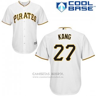 Camiseta Beisbol Hombre Pittsburgh Pirates Jung Ho Kang Blanco Cool Base