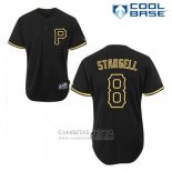 Camiseta Beisbol Hombre Pittsburgh Pirates Willie Stargell 8 Negro Fashion Cool Base