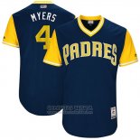 Camiseta Beisbol Hombre San Diego Padres 2017 Little League World Series Wil Meyers Azul