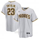 Camiseta Beisbol Hombre San Diego Padres Fernando Tatis Jr. Alterno Replica Blanco