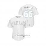 Camiseta Beisbol Hombre San Diego Padres Robert Stock 2019 Players Weekend Replica Blanco