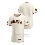 Camiseta Beisbol Hombre San Francisco Giants Autentico Blanco
