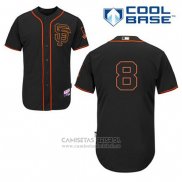 Camiseta Beisbol Hombre San Francisco Giants Hunter Pence 8 Negro Alterno Cool Base