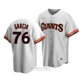 Camiseta Beisbol Hombre San Francisco Giants Jarlin Garcia Cooperstown Collection Primera Blanco