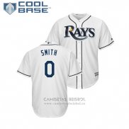 Camiseta Beisbol Hombre Tampa Bay Rays Mallex Smith Cool Base Primera Blanco