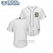Camiseta Beisbol Hombre Tigers 2018 Dia de los Caidos Cool Base Blanco