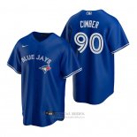Camiseta Beisbol Hombre Toronto Blue Jays Adam Cimber Replica Alterno Azul
