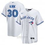 Camiseta Beisbol Hombre Toronto Blue Jays Alejandro Kirk Replica Blanco