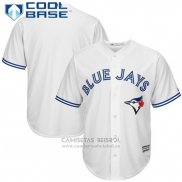 Camiseta Beisbol Hombre Toronto Blue Jays Big Tall Blanco Cool Base