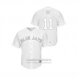 Camiseta Beisbol Hombre Toronto Blue Jays Bo Bichette 2019 Players Weekend Replica Blanco