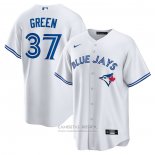 Camiseta Beisbol Hombre Toronto Blue Jays Chad Green Primera Replica Blanco