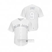 Camiseta Beisbol Hombre Toronto Blue Jays Danny Jansen 2019 Players Weekend Replica Blanco
