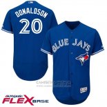 Camiseta Beisbol Hombre Toronto Blue Jays Josh Donaldson Azul Flex Base Autentico Collection
