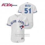 Camiseta Beisbol Hombre Toronto Blue Jays Ken Giles Autentico Flex Base Blanco