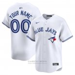 Camiseta Beisbol Hombre Toronto Blue Jays Primera Limited Personalizada Blanco