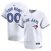 Camiseta Beisbol Hombre Toronto Blue Jays Primera Limited Personalizada Blanco