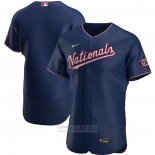 Camiseta Beisbol Hombre Washington Nationals Alterno Autentico Azul