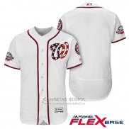 Camiseta Beisbol Hombre Washington Nationals Blanco 2018 All Star Primera Alterno Flex Base