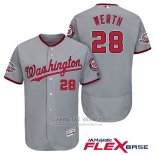 Camiseta Beisbol Hombre Washington Nationals Jayson Werth Gris 2018 All Star Flex Base