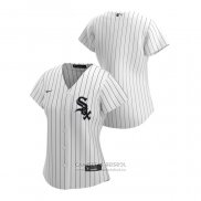 Camiseta Beisbol Mujer Chicago White Sox Replica 2020 Primera Blanco