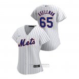 Camiseta Beisbol Mujer New York Mets Robert Gsellman 2020 Replica Primera Blanco