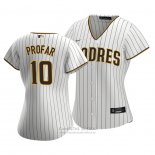 Camiseta Beisbol Mujer San Diego Padres Jurickson Profar Replica Primera Blanco