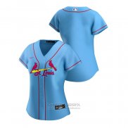 Camiseta Beisbol Mujer St. Louis Cardinals Replica 2020 Alterno Azul