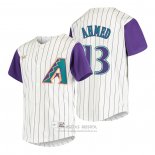 Camiseta Beisbol Nino Arizona Diamondbacks Nick Ahmed Cooperstown Collection Alterno Crema