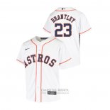 Camiseta Beisbol Nino Houston Astros Michael Brantley Replica Primera Blanco