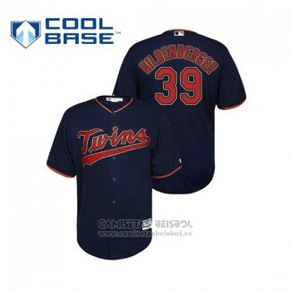 Camiseta Beisbol Nino Minnesota Twins Trevor Hildenberger Cool Base Alterno Azul