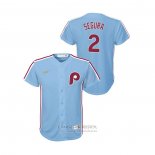 Camiseta Beisbol Nino Philadelphia Phillies Jean Segura Cooperstown Collection Road Azul