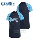 Camiseta Beisbol Nino Tampa Bay Rays Personalizada Stitches Azul